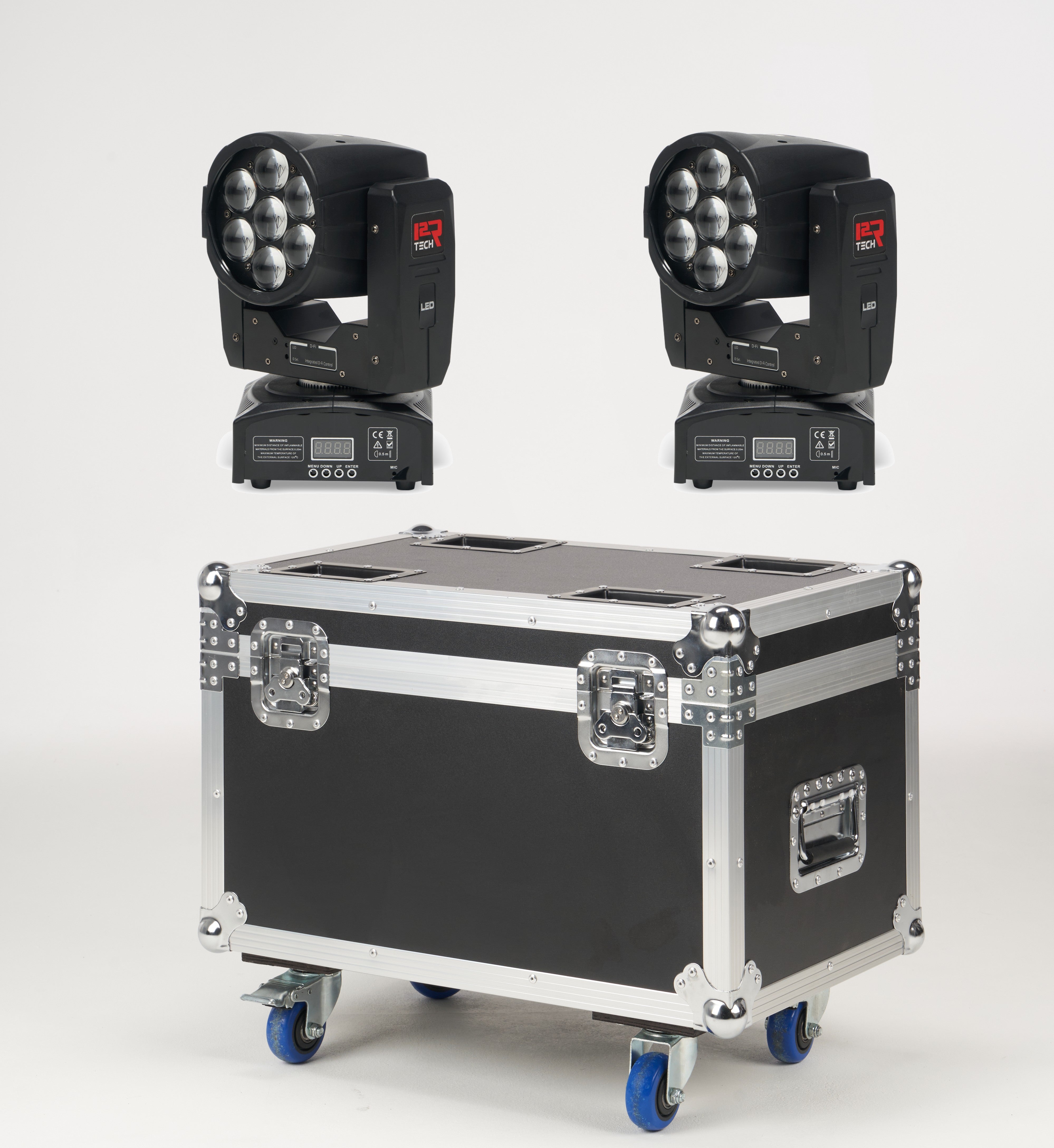 BSW070 RGBW LED Moving Head Light, Mini Light with Wireless DMX Control