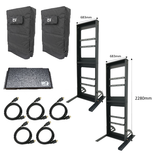 683mmx2280mm Banner-Poster Screens, Fold and Carry it, Link 2x or more (Scalable)