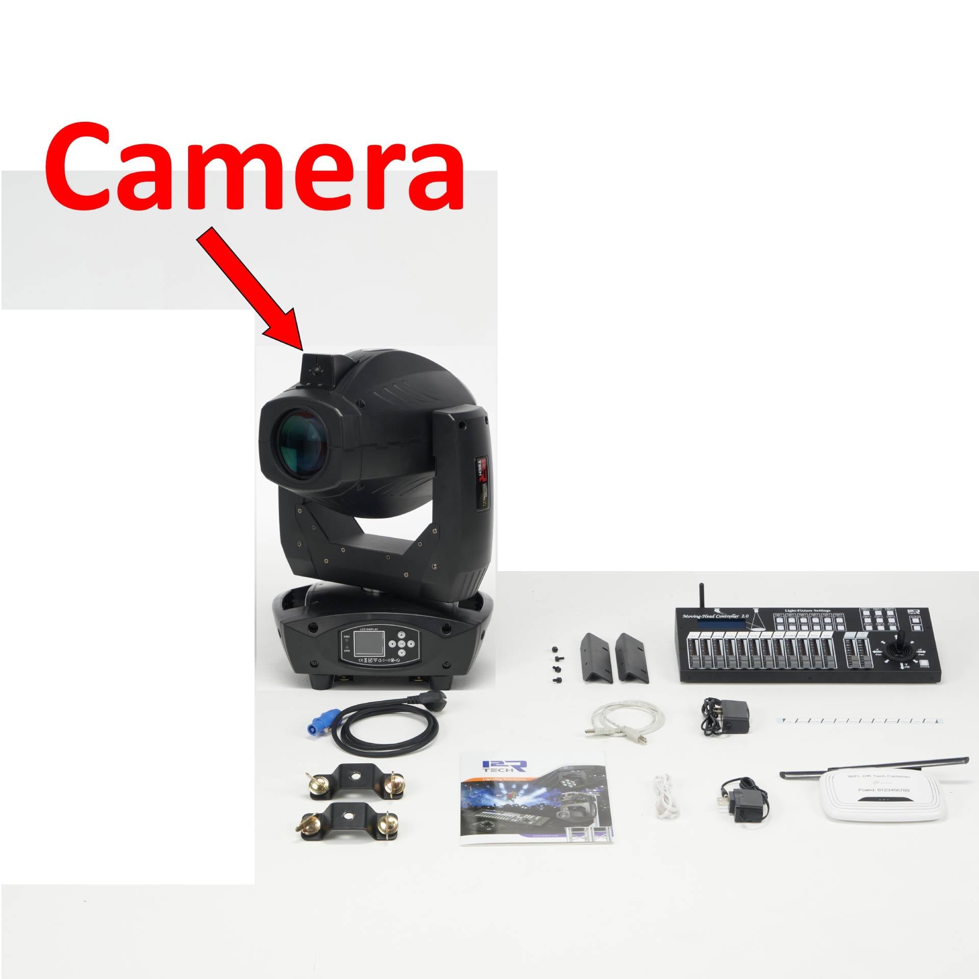 Luces gemelas, sistema completo de seguimiento Plug-and-Play, ¡todo controlado de forma inalámbrica!
