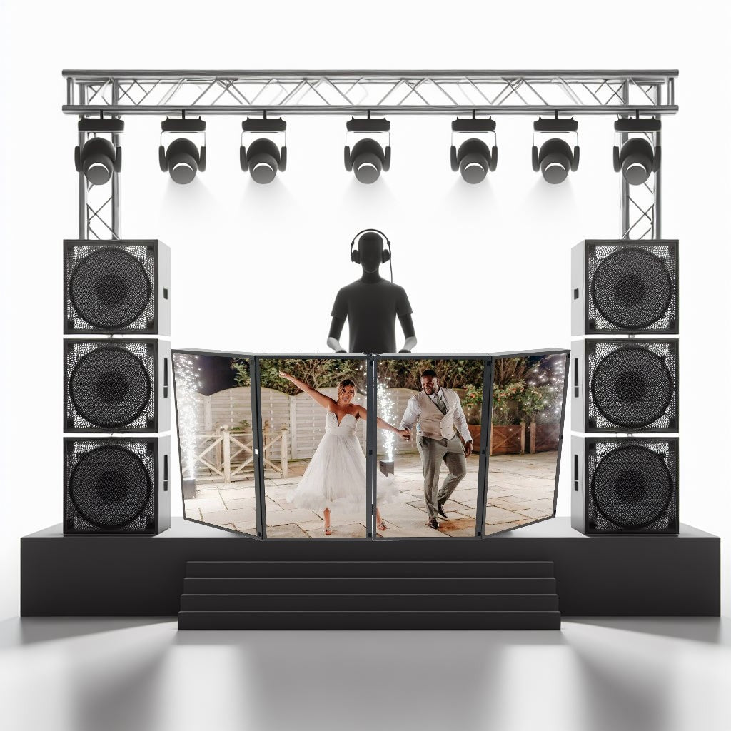 50" TV-Screen-Facade, Frame + TV Controller and Soft Padded Covers optional