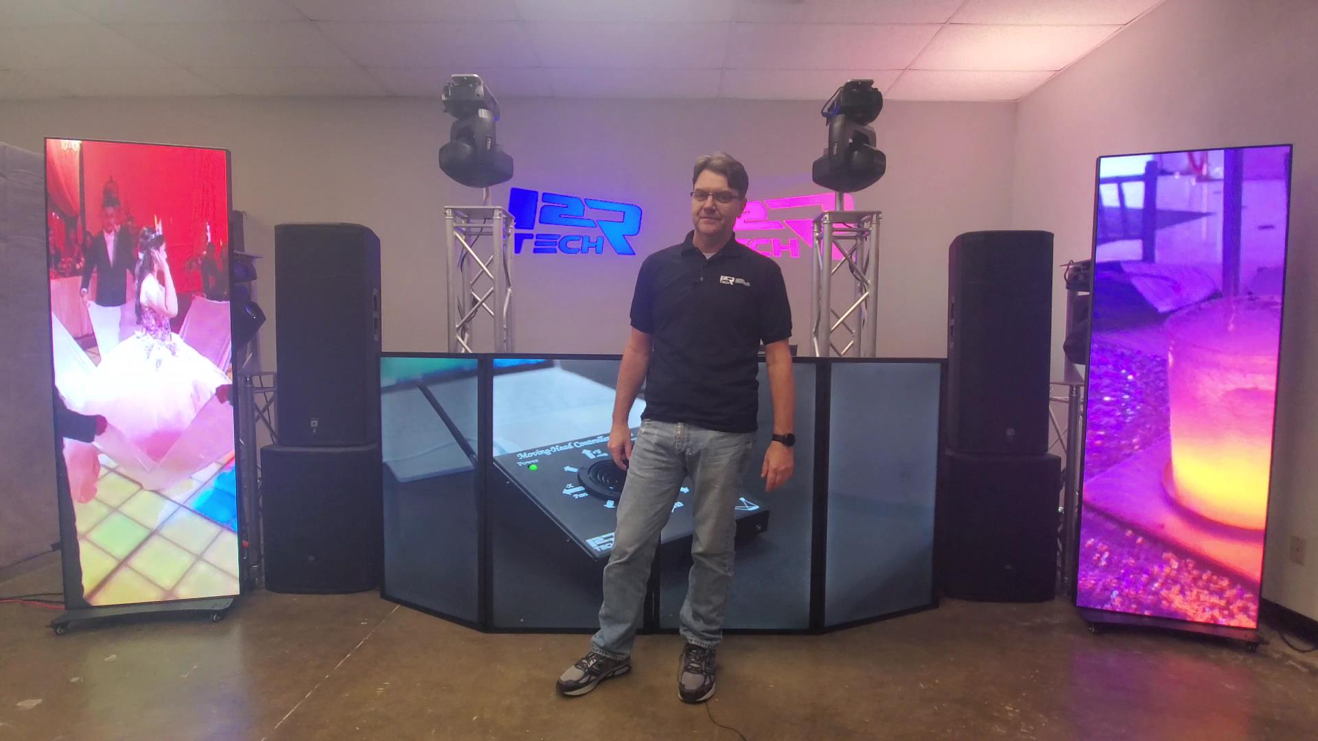 Pantalla LED para póster p2.5 para interiores, 640 mm x 1920 mm