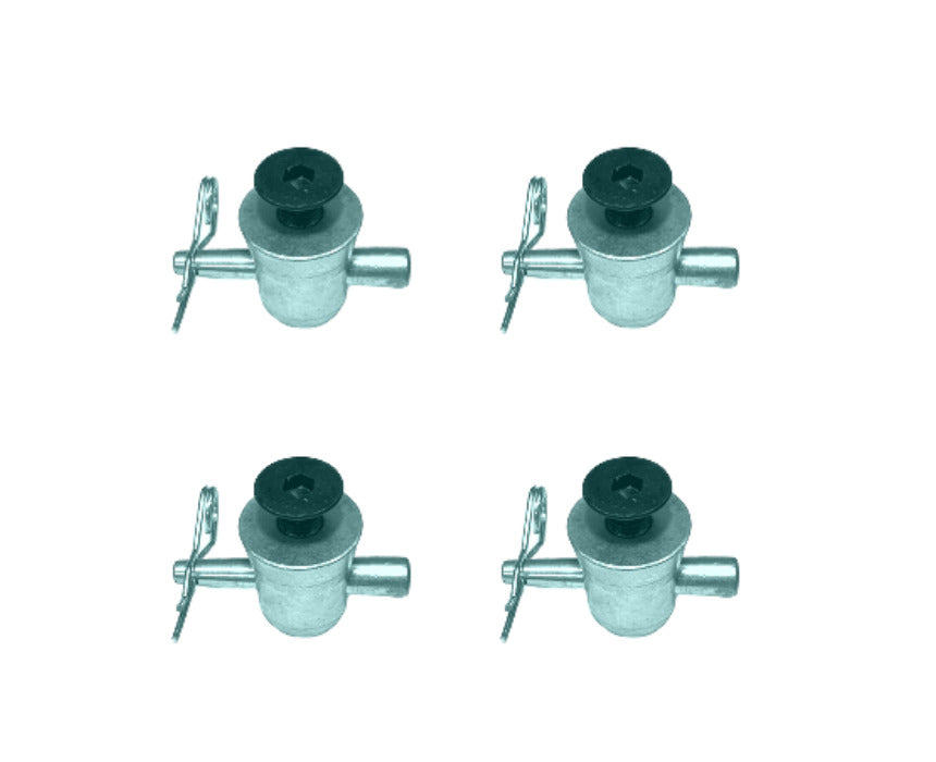 Aluminum Half Couplers (4 in 1 pack)