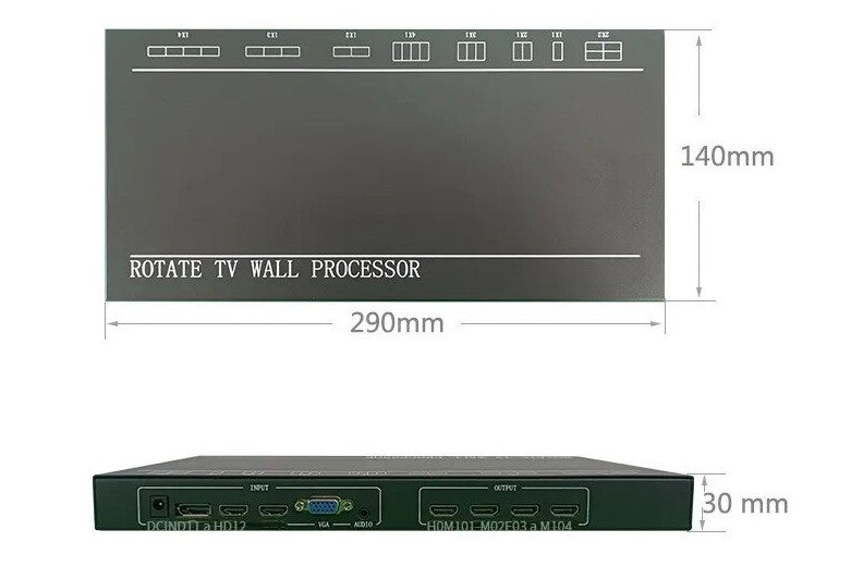 4x1 -> Advanced Screen-Façade Controller (Video Processor)